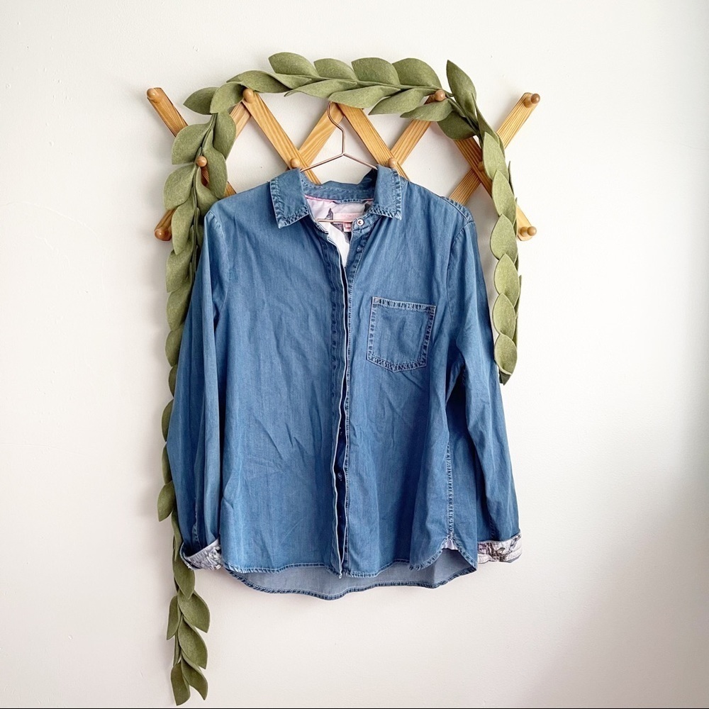 Ted Baker Denim Button Down Shirt